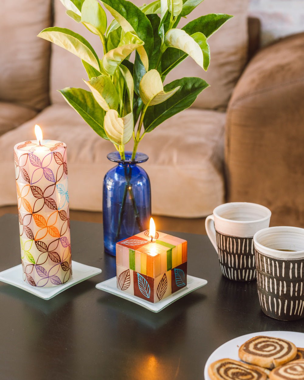 Magic Garden Painted Candles - Che Cose Belle