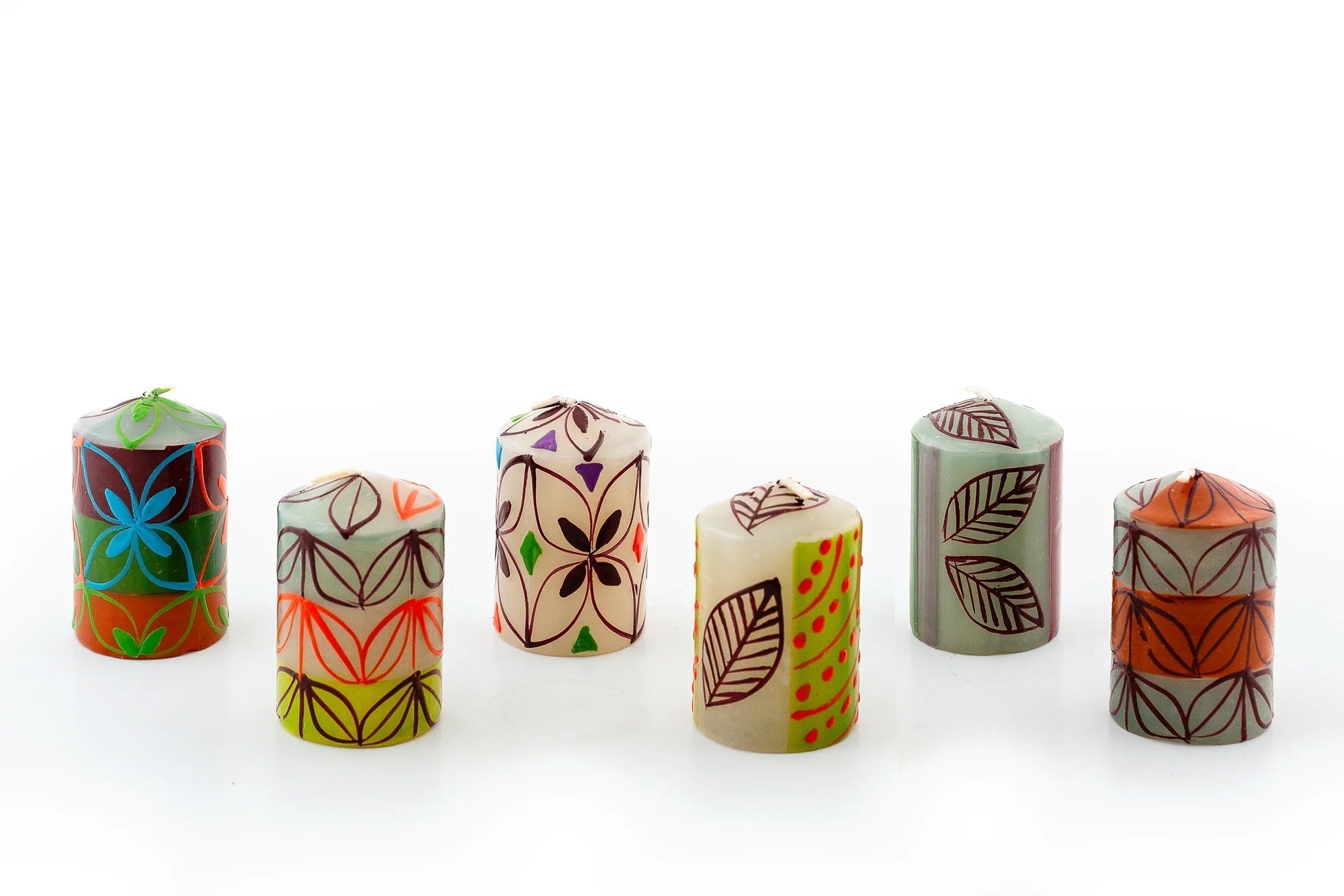 Magic Garden Painted Candles - Che Cose Belle