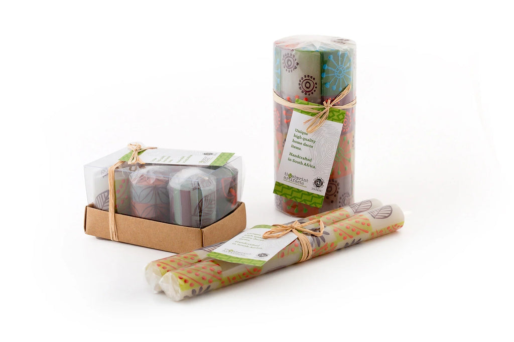 Magic Garden Painted Candles - Che Cose Belle