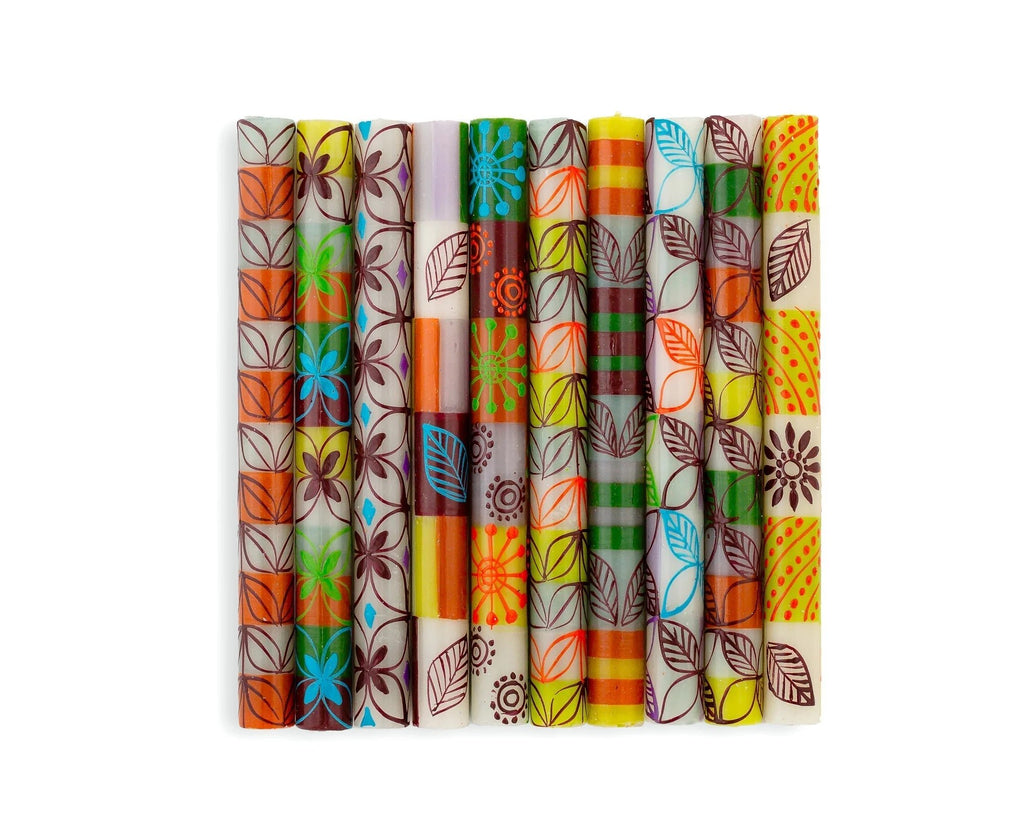 Magic Garden Painted Candles - Che Cose Belle