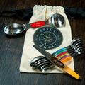 Magnetic Spoons with leveler and Canvas Gift Bag - Che Cose Belle