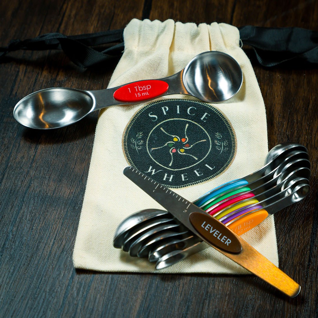 Magnetic Spoons with leveler and Canvas Gift Bag - Che Cose Belle