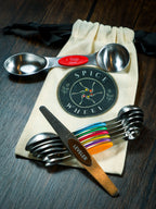 Magnetic Spoons with leveler and Canvas Gift Bag - Che Cose Belle