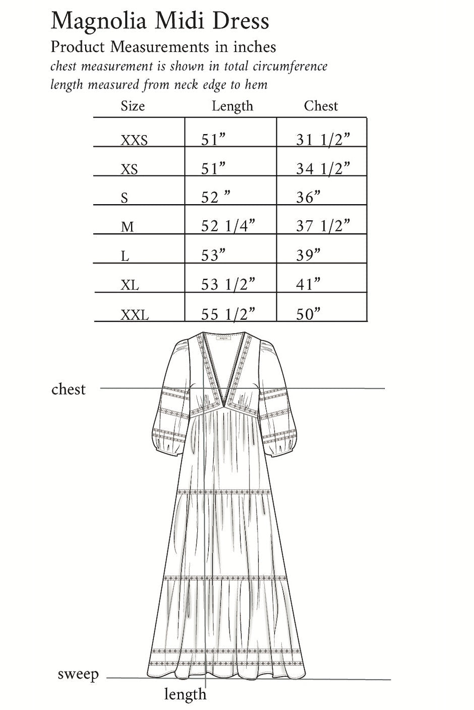 Magnolia Midi Dress - Che Cose Belle