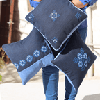 Maha Pillow Cover - Blue - Che Cose Belle