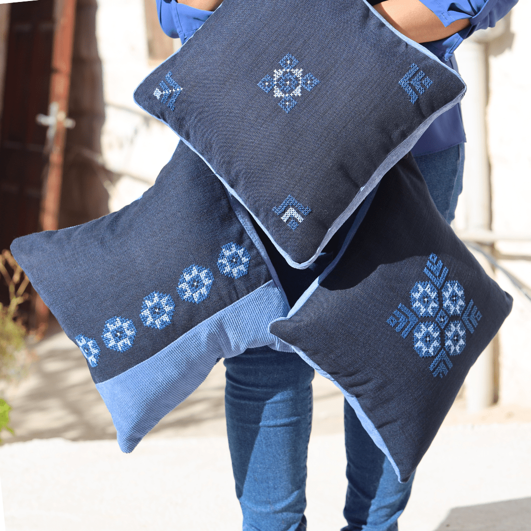Maha Pillow Cover - Blue - Che Cose Belle