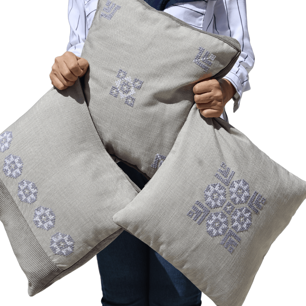 Maha Pillow Cover - Gray - Che Cose Belle