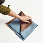Mahogany Sky Soft Linen Silk Handloom Scarf - Che Cose Belle