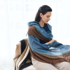 Mahogany Sky Soft Linen Silk Handloom Scarf - Che Cose Belle