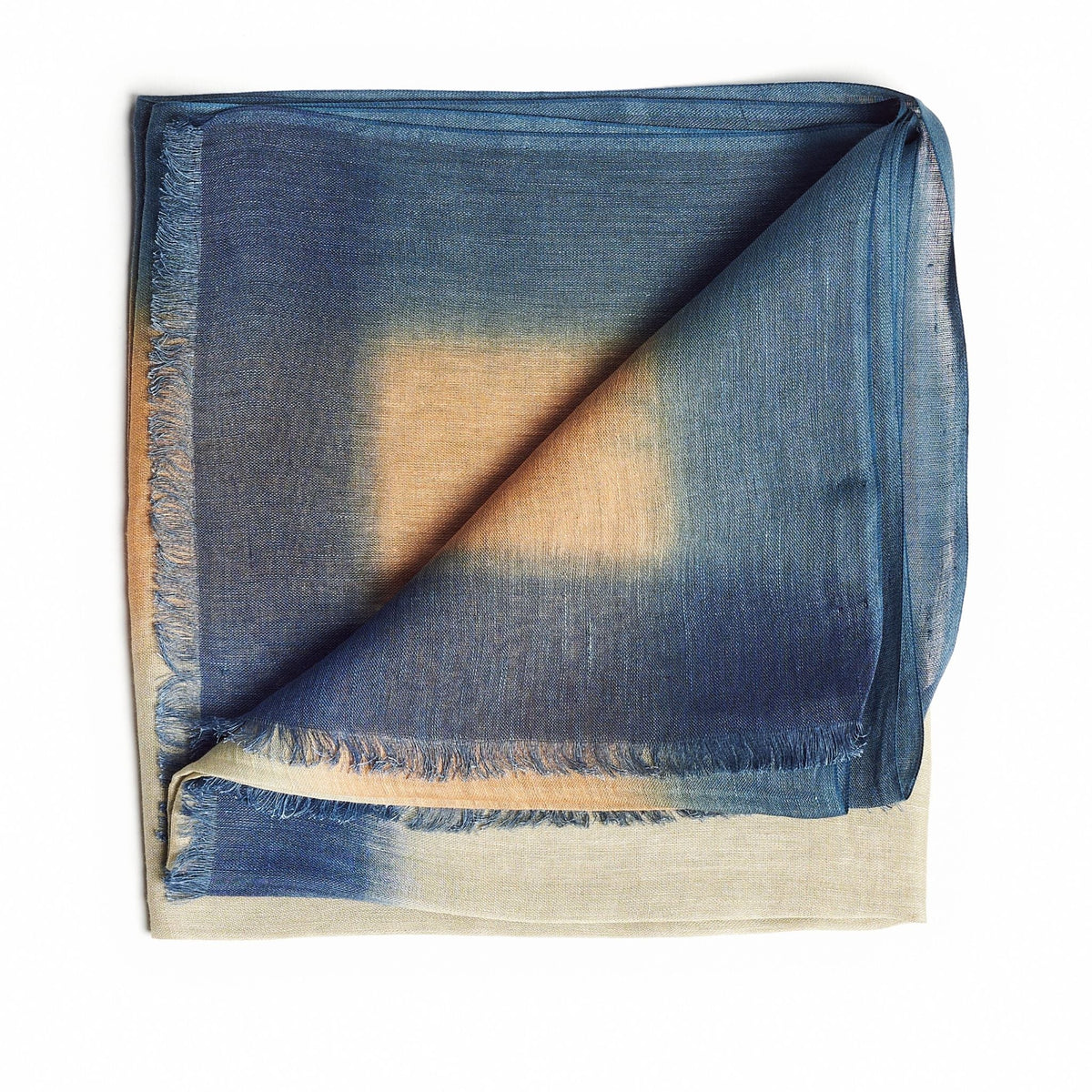 Mahogany Sky Soft Linen Silk Handloom Scarf - Che Cose Belle