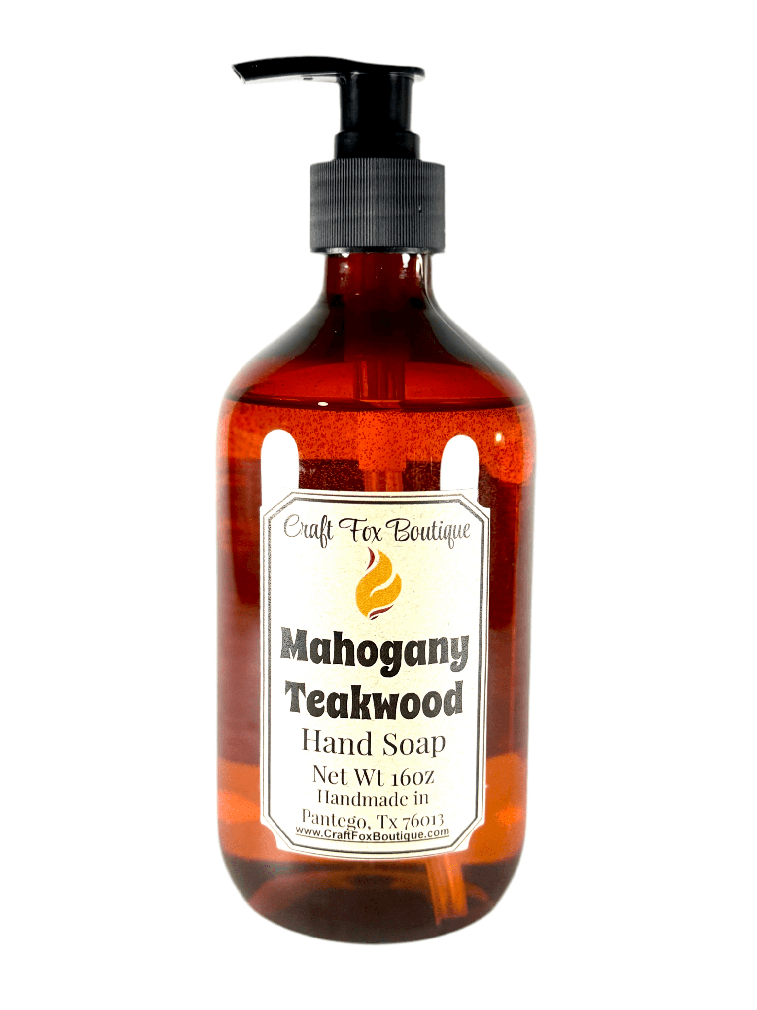 Mahogany Teakwood 16oz Hand Soap - Che Cose Belle