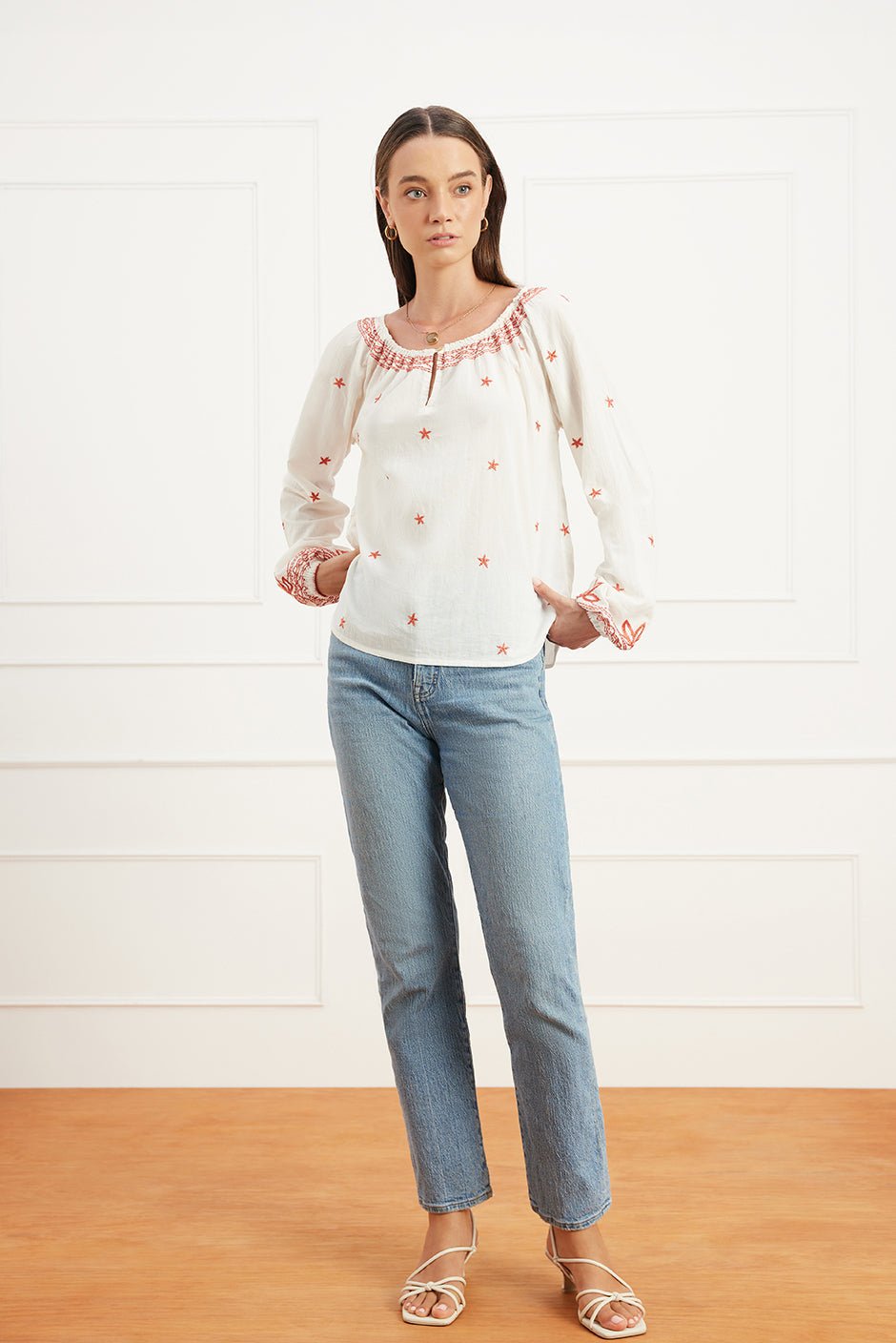 Maise Embroiderd Top - Che Cose Belle