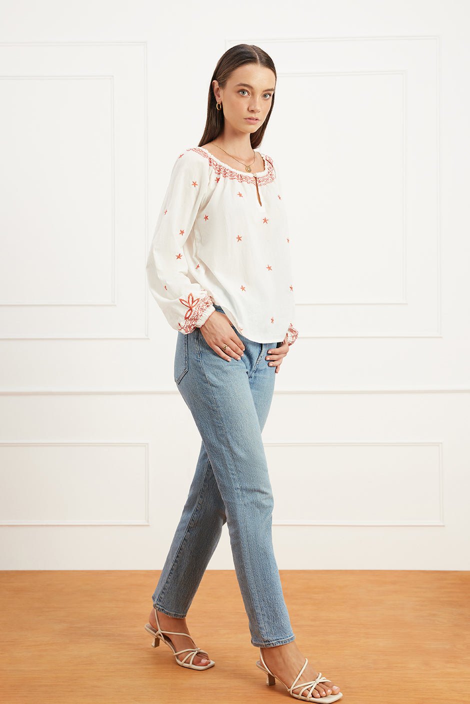 Maise Embroiderd Top - Che Cose Belle