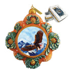 Majestic Eagle Sculpted Hand-Painted Christmas Ornament by G. DeBrekht - Wildlife Holiday Decor - 610580 - Che Cose Belle