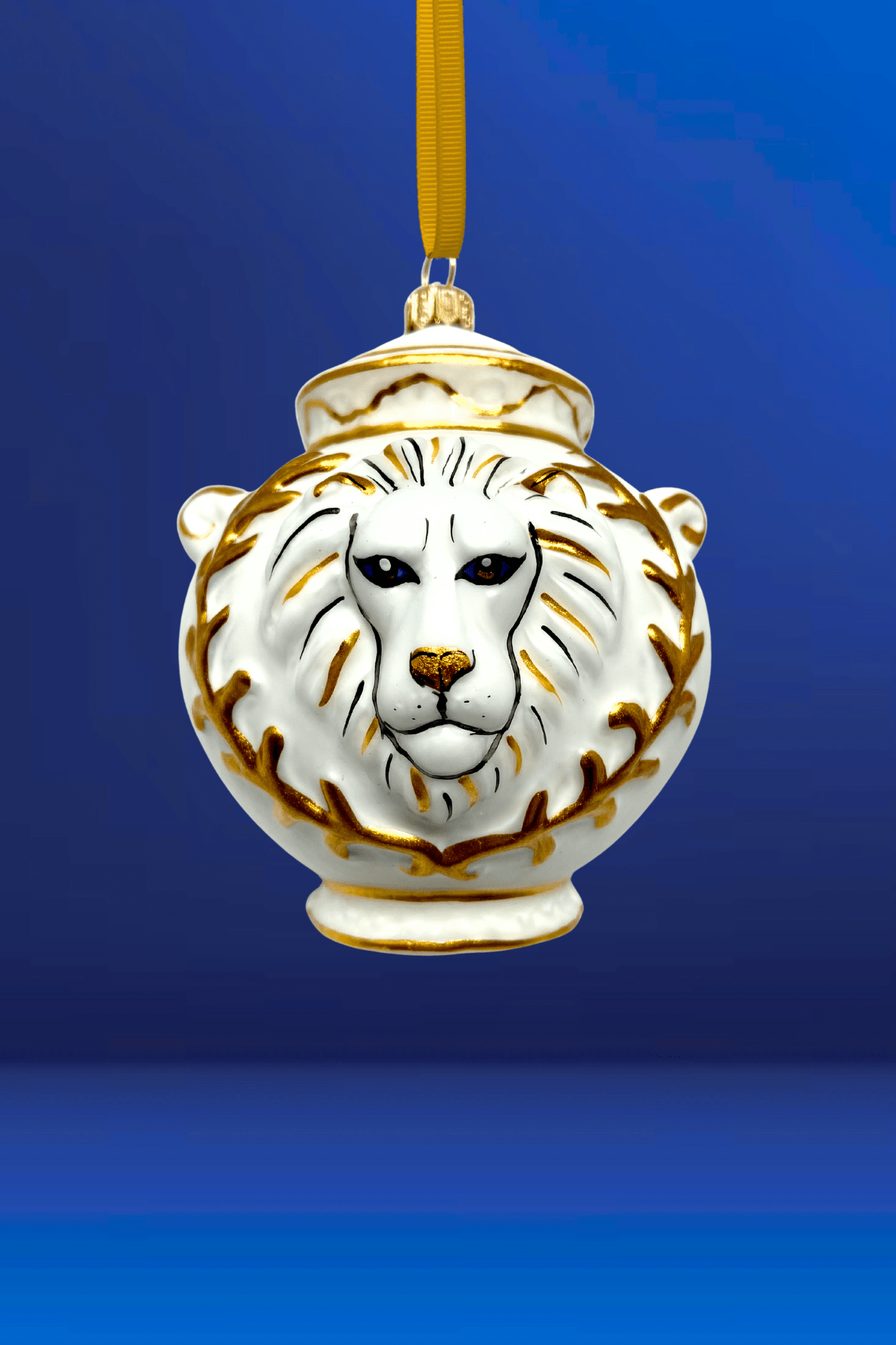 Majestic Lion Canister Jar Ornament - Che Cose Belle