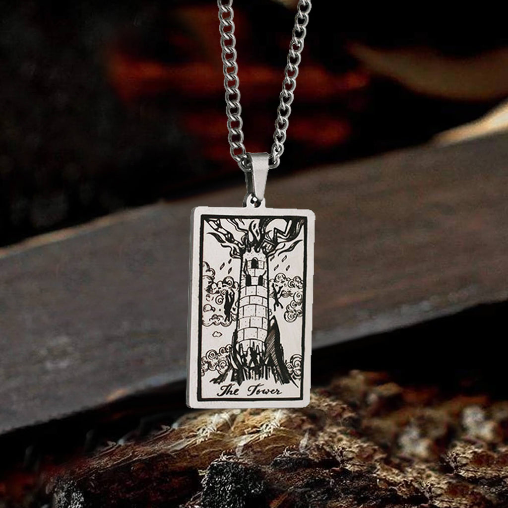 Major Arcana Tarot Stainless Steel Necklace - Che Cose Belle