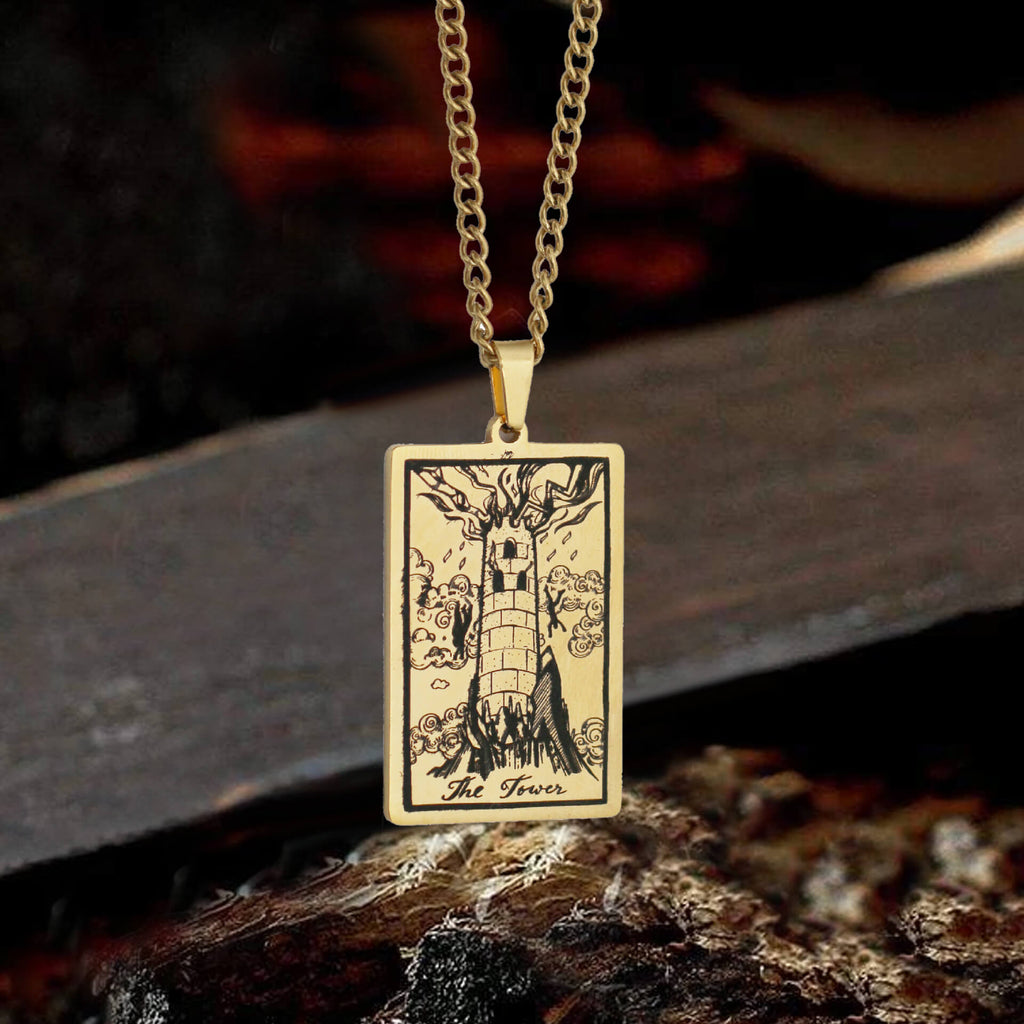 Major Arcana Tarot Stainless Steel Necklace - Che Cose Belle