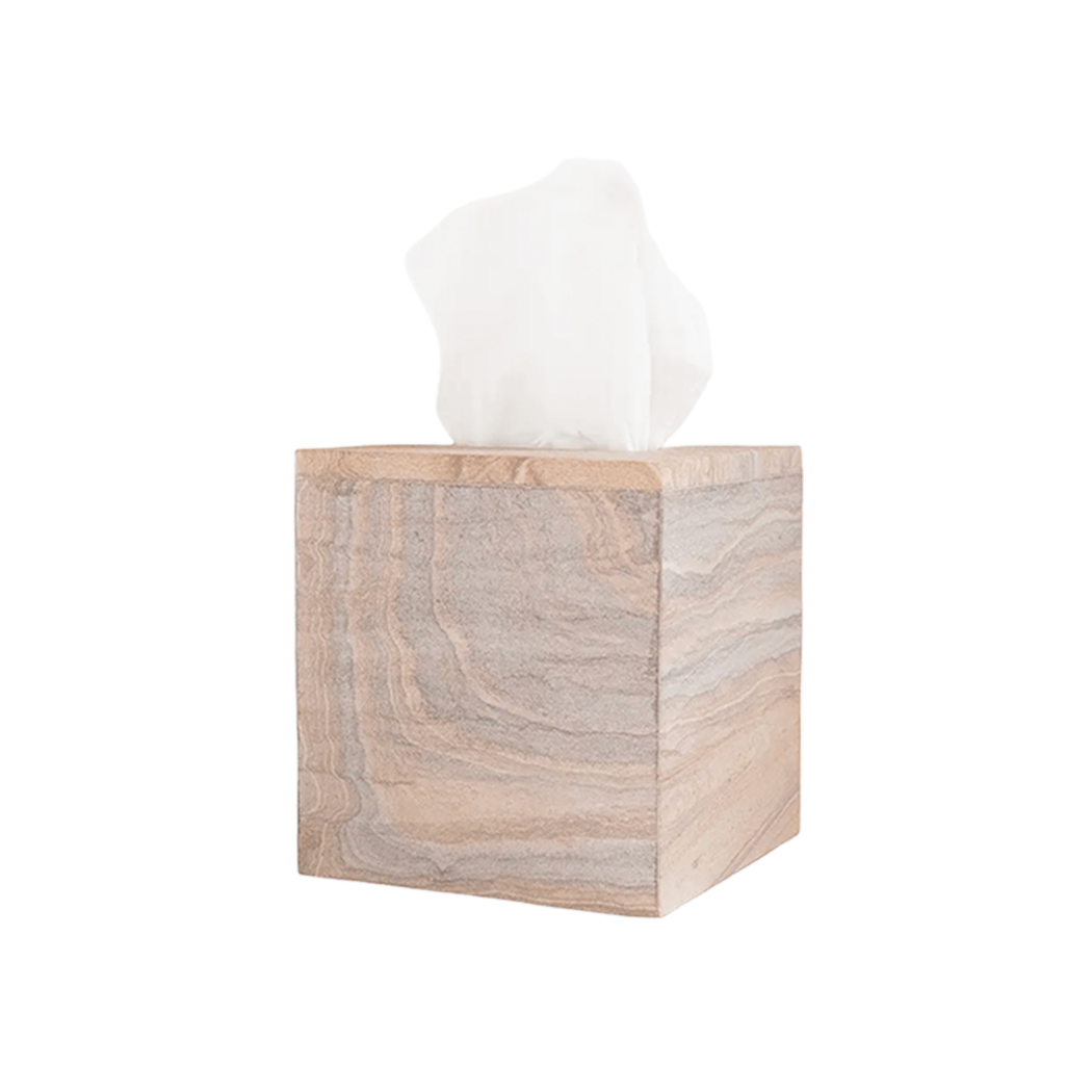 Malibu Sandstone Tissue Box