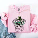 Maltese, Adorable Dog, St Patrick's Day, Lucky, Irish Sweatshirt - Che Cose Belle