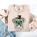 Maltese, Adorable Dog, St Patrick's Day, Lucky, Irish Sweatshirt - Che Cose Belle