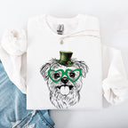 Maltese, Adorable Dog, St Patrick's Day, Lucky, Irish Sweatshirt - Che Cose Belle