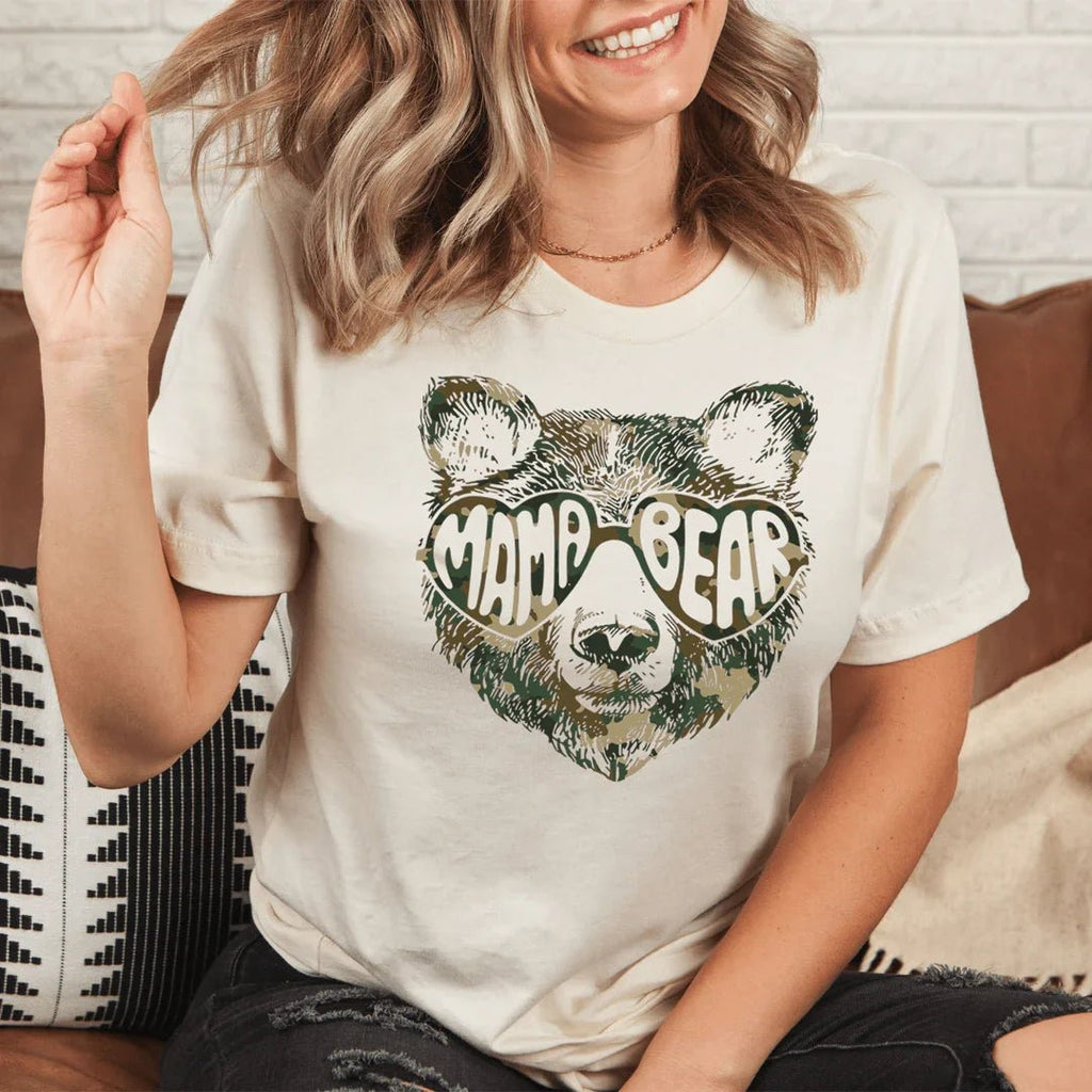 Mama Bear Camo Tee - Che Cose Belle