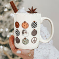 Mama Needs A Silent Night Christmas Ceramic Mug Retro Holiday Coffee Cup - Che Cose Belle