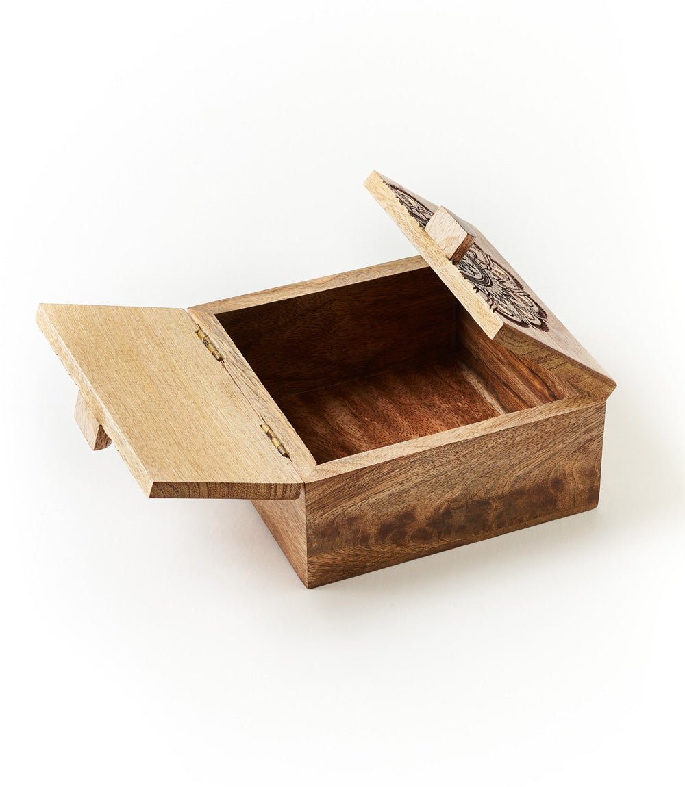 Mandala Keepsake Box - Mango Wood, Fair Trade - Che Cose Belle