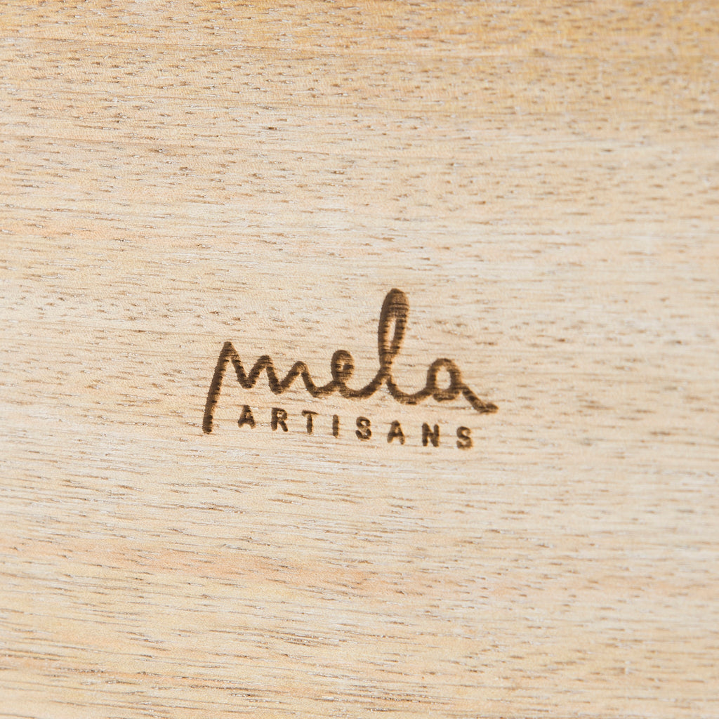 Mango Wood Trellis Keepsake Box with Compartments, Whitewash - Che Cose Belle