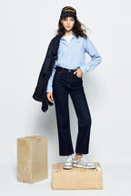 Manhattan High Rise Straight Ankle Jeans HJ160 - Che Cose Belle