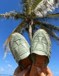 Marbella Huarache Slip-On Teal - Che Cose Belle