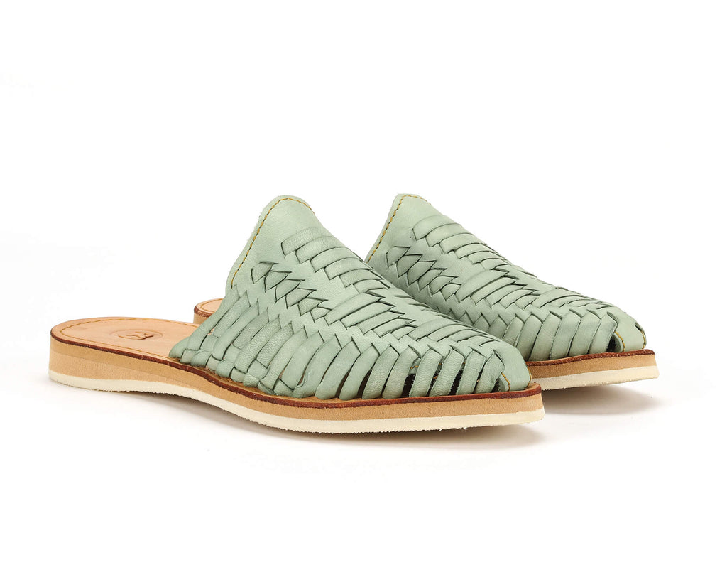 Marbella Huarache Slip-On Teal - Che Cose Belle