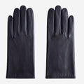 Marcella (black) - Unlined women’s lambskin leather gloves - Che Cose Belle