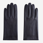 Marcella (black) - Unlined women’s lambskin leather gloves - Che Cose Belle