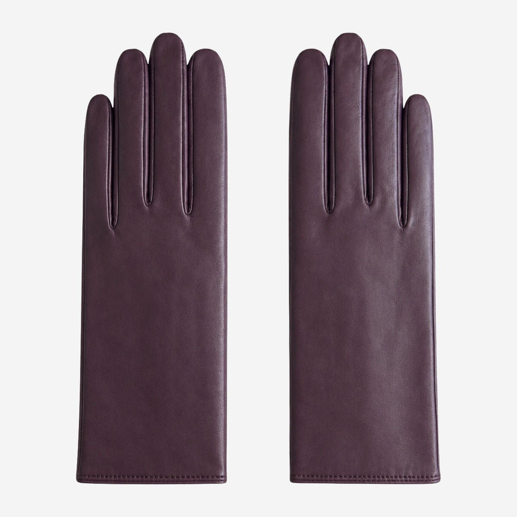 Marcella (brown) - Unlined women’s lambskin leather gloves - Che Cose Belle