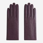Marcella (brown) - Unlined women’s lambskin leather gloves - Che Cose Belle