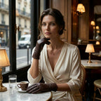 Marcella (brown) - Unlined women’s lambskin leather gloves - Che Cose Belle