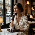 Marcella (brown) - Unlined women’s lambskin leather gloves - Che Cose Belle