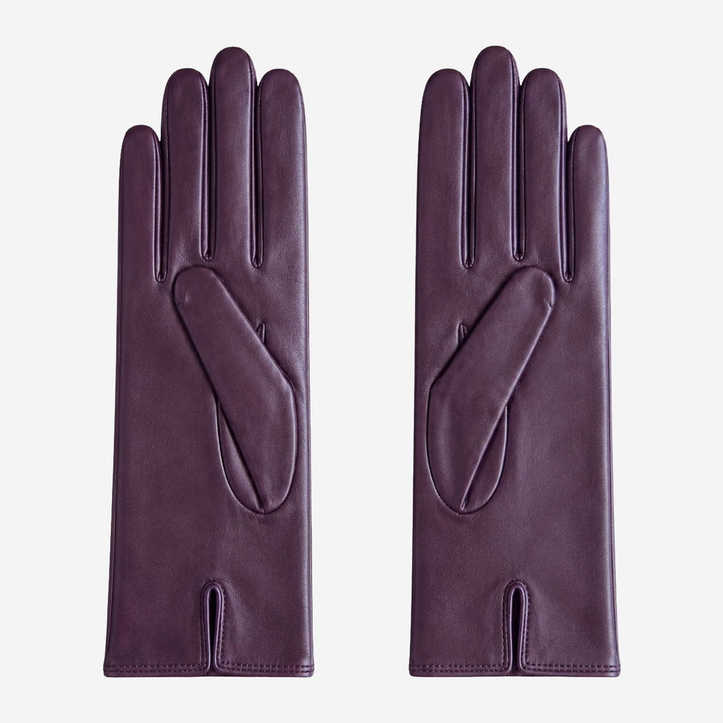 Marcella (brown) - Unlined women’s lambskin leather gloves - Che Cose Belle