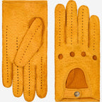 Marcello (yellow) – Luxurious Italian peccary driving gloves - Che Cose Belle