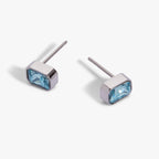 March Emerald - Cut Birthstone Stud - Che Cose Belle