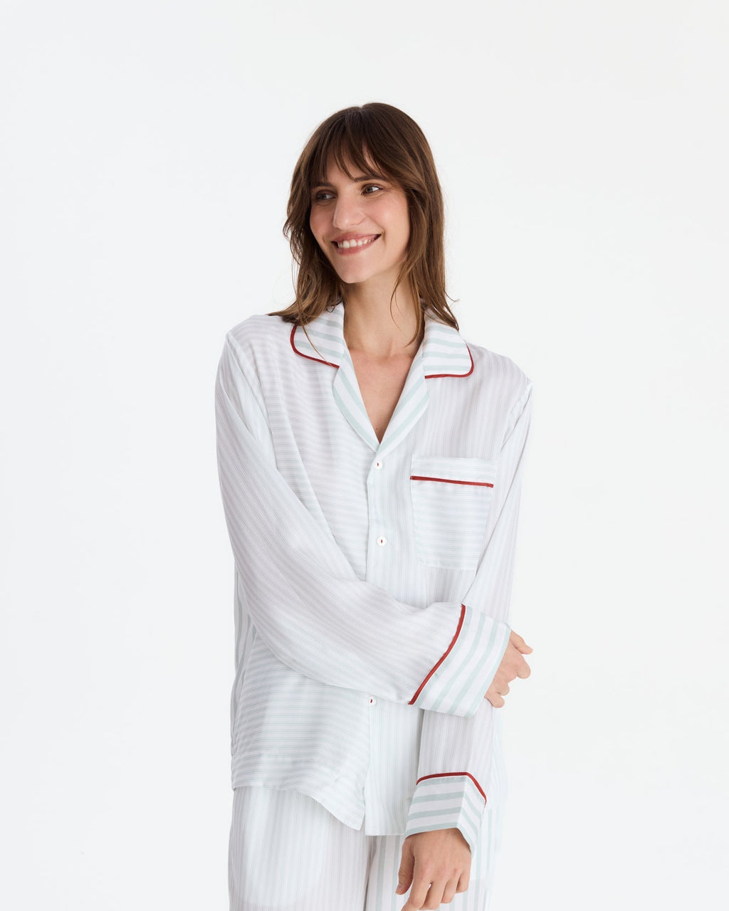 Mare Silky Lyocell Long Pajama Set - Che Cose Belle