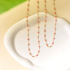 Margarita Chains - Green Onyx, Moonstone, Coral - Che Cose Belle