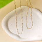 Margarita Chains - Green Onyx, Moonstone, Coral - Che Cose Belle