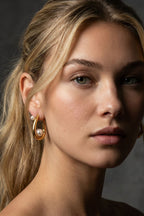 Margot Waterproof Pearl Huggie Earring - Che Cose Belle