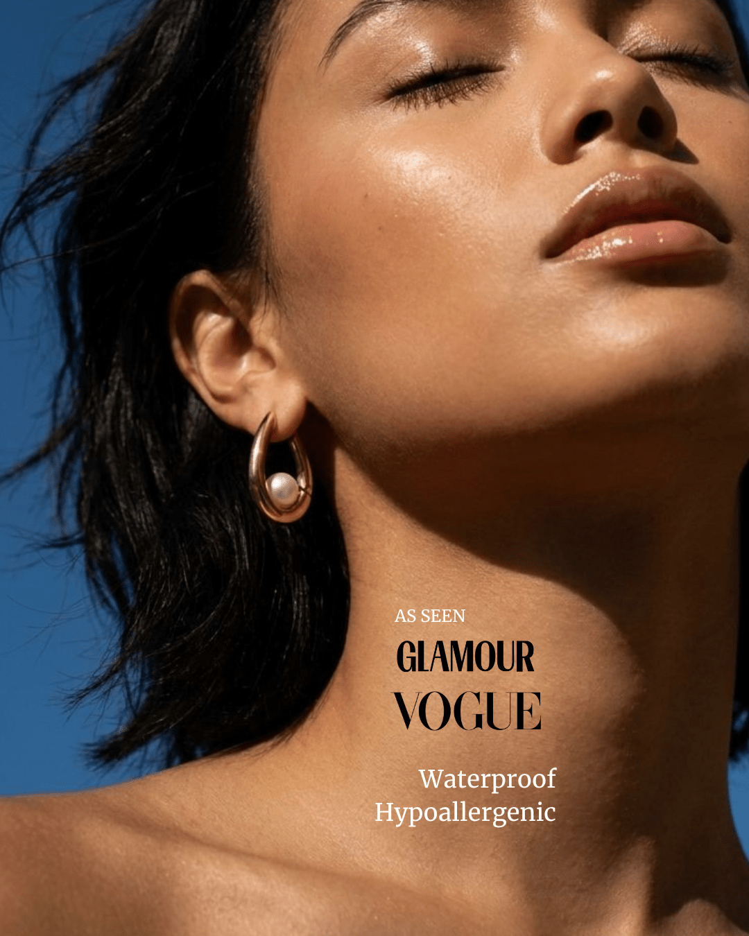 Margot Waterproof Pearl Huggie Earring - Che Cose Belle