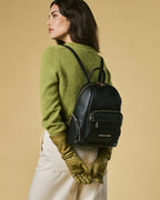 Martina (black) - Italian calf leather women's backpack - Che Cose Belle
