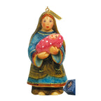 Mary Sculpted Hand-Painted Christmas Figurine by G. DeBrekht - Christmas Santa Snowman Decor - 652621 - Che Cose Belle