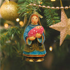 Mary Sculpted Hand-Painted Christmas Figurine by G. DeBrekht - Christmas Santa Snowman Decor - 652621 - Che Cose Belle