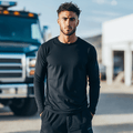 Mason Black Long Sleeve Crew - Che Cose Belle